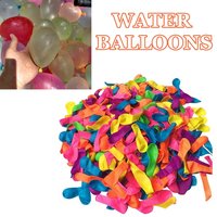 500 Pcs Colorful Water Balloons with 2 Hose Nozzles Quick Fill Summer Party Outdoor Games Water Fight Toys for Kids & Adults