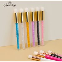 GLAMLASH – brosse de nettoyage de cils en cristal, brosses pour le nez, points noirs, Mousse, Extensions de cils, outils de nettoyage
