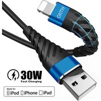 2.4A Fast Charging USB Cable For iPhone 11 12 13 Pro X XS Max 6 7 8 Plus SE iPad Cord Mobile Phone Charger Data Wire 2m 6FT