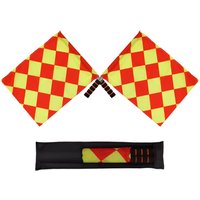 2pcs/Pack Soccer Referee Flags Professional Fair Play Sports Match Football Linesman Flags Sports Game Referee Equipment