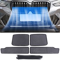 Stainless Steel Car Insect Screening Mesh Front Grille Insert Net Styling Accessories For BMW X3 G01 X3M 2022 2023