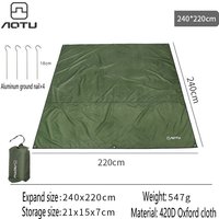Waterproof Oxford Ground Sheet Floor Cloth Camping Mat Picnic Mat Oxford Cloth Wear-Resistant Anti-Tie Floor Mat With Nails