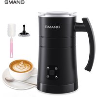 SMANG Electric Mlik Forther 4 -in- 1 For Lattes & Coffee Hot And Cold Foam Maker Quiet One-Touch Operation Easy to Clean