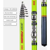 JOSBY Carbon Fiber Spinning Fishing Rod Telescopic Mini Pole 3M 2.7M 2.4M 2.1M 1.8M 1.5M Fish Gear Tackle High Quality