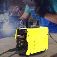 Electric Welding Machine, ARC250 Adjustable Current Dual Voltage Industrial Welding Machine, Digital Display Mini Stick Welder