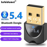 USB Wireless Bluetooth Adapter Bluetooth 5.4 for PC Dongle Adaptador Wireless Mouse Keyborad Music Audio Receiver USB Transmitt