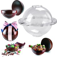 5.5inch Chocolate Mold Sphere Ball 14cm Hot Chocolate Bombs Dome Mousse Cake Polycarbonate Confectionery Baking Pastry Tools