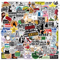 100PCS Prank Meme Stickers Cartoon Scrapbooking Coffee DIY Skateboard Luggage Laptop Graffiti Waterproof Phone Decals