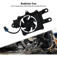 Motorcycle Radiator Right Cooling Fan Engine Cooler Water Tank For Harley Electra Glide Ultra Limited 2010-2016 CoolFlow Fan Kit