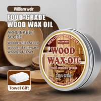 Wood wax oil food grade solid wood transparent color beeswax furniture maintenance, polishing, mold proof and anti-corrosion