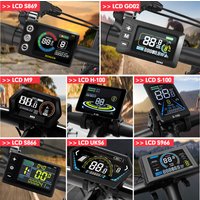Electric Bicycle Colorful Display M5 UKC1 24V-72V E Scooter LCD Panel For UART No.2 communication protocol Electric Bike Parts