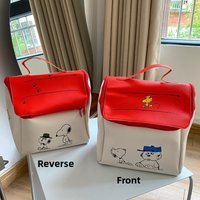 New Fashion Hot Style Snoopy Cartoon House Style Women's Cosmetic Bag Large Capacity Storage Bag Waterproof Toiletry Bag