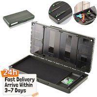 Magnetic Carp Fishing Tackle Box Plastic Stiff Hair Rig Storage Box Carp Fishing Rig Container Carp Fishing Accessories