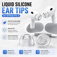 1Pairs Replacement Silicone Eartips For Apple AirPods Pro 3 Ear Tips Rubber Earbuds Cap Earpads for Airpods Pro3 Accessories