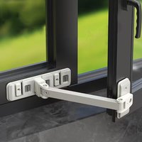 Home Window Safety Lock for Baby Security Protection Sliding Door Limit Holder Locks Anti-Open Fall Adjustable Window Buckle
