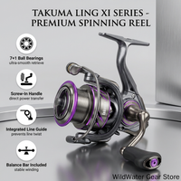 Takuma-2026 Lightweight Spinning Wheel, Metal Wire Cup for Sea Fishing, Shallow Far Throw Fishing Reel, Sports Entertainment