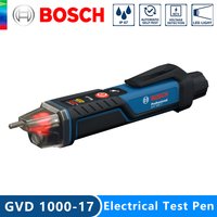 BOSCH GVD 1000-17 Profesjonalny bezdotykowy tester napięcia Samotestowanie Klasy IP67 Podwójne napięcie Akcesoria do elektronarzędzi