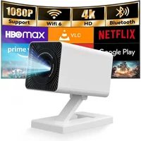 URAO Projector P3 Android 11 4K Dual Wifi 6 150ANSI Allwinner H716 Bluetooth 5.4 1080P 1280*720P Home Cinema Outdoor Projetor