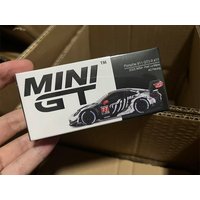 MINIGT 1:64 New Porsche Skeleton Toyota Nissan Bugatti Alloy Car Model