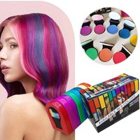 8 Color Temporary Hair Chalk Girls Kids Adults Washable Hair Color Makeup Sport Events Halloween Christmas Birthday Cosplay
