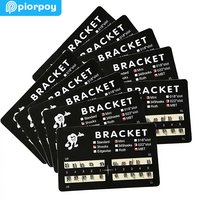 PIORPOY 20Pcs Dental Bracket Orthodontic Braces Mini Roth/MBT 022 Hooks 345 Monoblock Brackets Dental Treatment Materials Tools