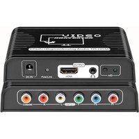 1080P YPbPr to HDMI Video Audio Converter Adapter 5 RCA Ypbpr component to HDMI Connector Converter for PS2 DVD Wii Xbox HDTV