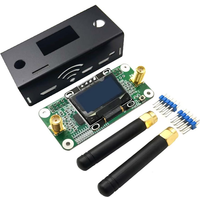 New Version MMDVM HS Dual Duplex Hotspot Board Support P25 DMR NXDN With OLED 2 Antennas + Case For Raspberry pi Pistar