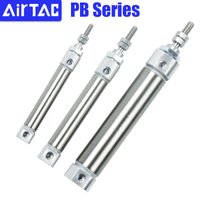 AirTac PB Mini Air Pneumatic Cylinder Stainless Steel PB6x5/10/15/20/25/30/40/50/60-U/S-R Piston