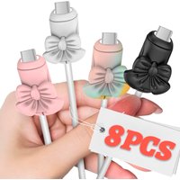 Cartoon Soft Silicone Data Cable Protective Wire Winder Saver for Android Type C Micro USB Phone Charging Cords Protector Cover