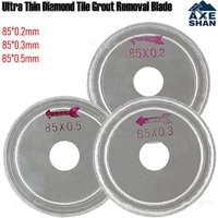 Ultra Thin Diamond Tile Grout Removal Saw Blade 85mm Cutting Disc for Ceramic Marble Angle Grinder Power Tool Accessories 1pcs