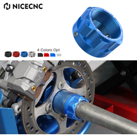 NICECNC ATV Rear Axle Nut For Yamaha Raptor 700 2006-2024 Raptor 700R 2009-2024 YFZ450 2007-2013 Billet Aluminum