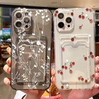 Card Slot Clear Case For Samsung Galaxy A56 A55 A54 A36 A26 A17 A07 Case S26 Ultra S25 S24 Plus S23 FE S22 Shockproof Soft Cover