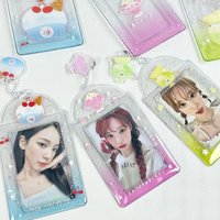 Cute Summer Shaved Ice 3 Inch PVC Pendant Card Holder Photocard Protector Bag Display Charm