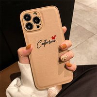 Personalised Customized Name Heart Leather PU Case For iPhone 16 15 14 13 12 11 Pro Max XS Plus Luxury Cover for 15 Pro Max