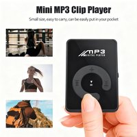 C Key Portable HiFi Mini Clip USB MP3 Player Walkman Music Support Micro TF Card Expandable Up To 16GB Outdoor Sports Walkman
