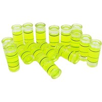 100pcs 7*16mm Spirit level vial Plastic Mini level Plastic bubble level Acrylic leveler for Wall TV or Hanging wall picture
