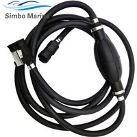 Fuel Line Hose Bulb Connector Kit 5/16" 6mm Fits For Yamaha 2&4 Stroke 24 40 90 200 HP Outboard Engine 6Y1-24306-55 6Y1-24306-00