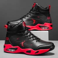 Men's High-Top Basketball Shoes,Fashion Air Cushioning,Comfortable Non-Slip,Breathable Shock-Absorbing Outdoor Activities Sneake