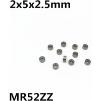 10pcs MR52ZZ L-520ZZ 2x5x2.5 mm Deep Groove Ball Bearing Miniature bearings Model Toy MR52 Advanced High Quality