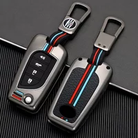Zinc Alloy+Silicone Car Key Case Cover Fob for Toyota Hilux Corolla Avensis Prado Fortuner RAV4 CHR 2 3 4 Buttons Flip Remote