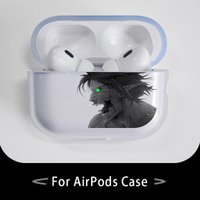 New Attack on Titan Eren Soft Case for AirPods 1 2 Pro 3 4 Wirless Bluetooth Headphone Cover Transparent Earphone Shell for Pro2