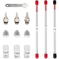 0.2/0.3/0.5mm Airbrush Nozzle Needle Replacement for Airbrushes Spray Gun Model Spraying Paint Maintenance Accessories