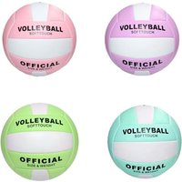 Size 5 Soft Volleyball for Indoor Outdoor Use Beginner Teenager Gym Training Beach Play Game Quality Sports Equipment