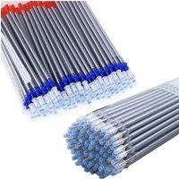 50/100Pcs 1.0mm Silver Erasable Marker Refill, Washable Fabric Leather Textile Patchwork Marking Pen Replacement Core