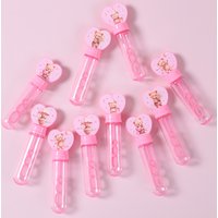 Blue Pink Bear Heart Sticker Bubble Tube Soap Bottle Birthday Party Decoration Gender Reveal Kids Favors Toys Gifts Baby Shower