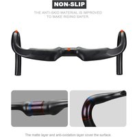 AliExpress NONE RC-HB-002 AERO Carbon Handlebar 31.8MM 400/420/440MM Road Bike/MTB Handlebar Carbon Road Bicycle Handle Bar Bicycle Parts