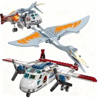 Compatible Brick Sets Dinosaur Series Building Blocks 76947 Quetzalcoatlus Plane Ambush Dinosaur World Park Toys Gift