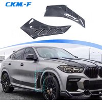 for BMW F96 G06 X6 2019 2020 2021 2022 Front Fender Vent Fin Gill Trim Covers Car Styling Body Kits Styling
