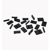 20-100pcs Pitch 2.54mm Single Row Dupont Plastic Shell 1P 2P 3P 4P 5P 6P 7P 8P 9P 10P 20P Pin Housing Connector
