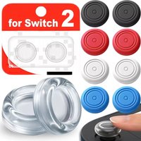 Silicone Joystick Caps for Switch 2 Game Console Thumb Grip Cap Transparent Non-Slip Thumbstick Grip Cover for NS Switch2 2025